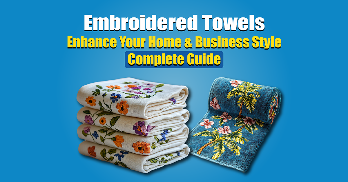 Embroidered Towels Enhance Your Home & Business Style Complete Guide