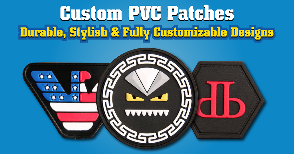 Custom PVC Patches Durable, Stylish & Fully Customizable Designs